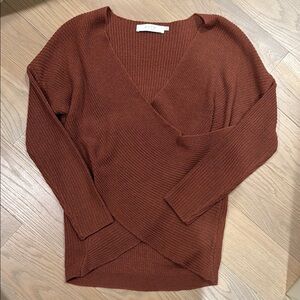 ASTR Cross Front Sweater Size Small